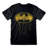 Batman T-Shirt Dripping Symbol Größe XL - Smalltinytoystore