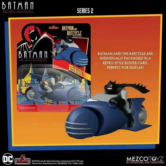Batman the Animated Series 2 5 Points Actionfigur Batman & Batcycle 10 cm - Smalltinytoystore