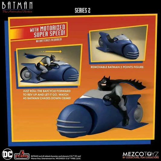 Batman the Animated Series 2 5 Points Actionfigur Batman & Batcycle 10 cm - Smalltinytoystore
