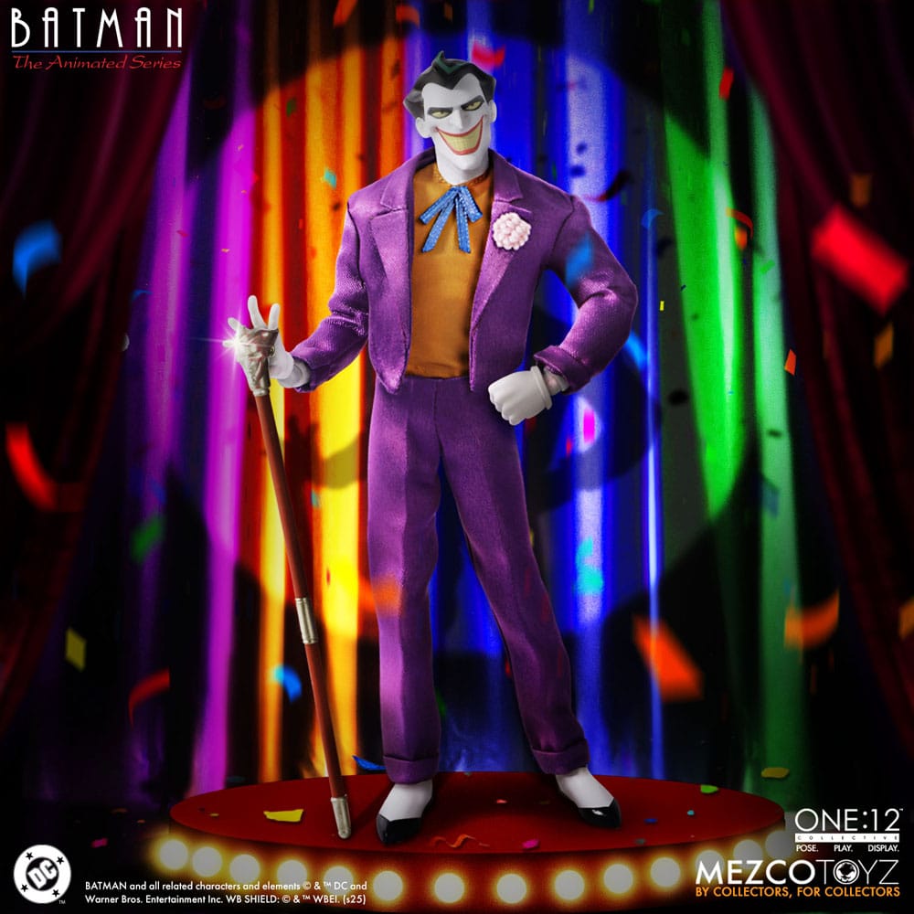 Batman: The Animated Series Actionfigur 1/12 The Joker 17 cm - Smalltinytoystore