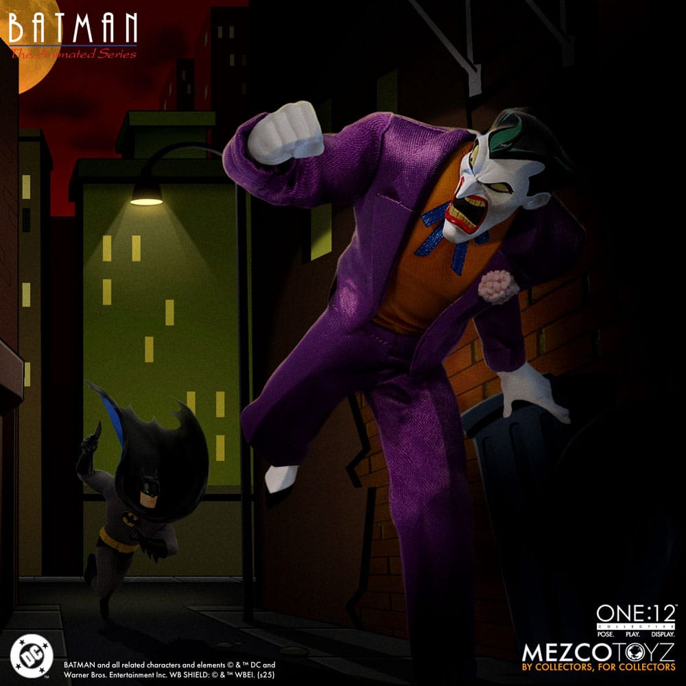 Batman: The Animated Series Actionfigur 1/12 The Joker 17 cm - Smalltinytoystore