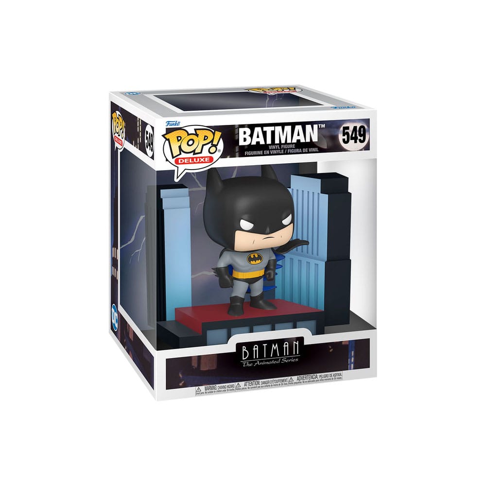 Batman The Animated Series POP! Deluxe Vinyl Figur Batman on Rooftop 9 cm - Smalltinytoystore