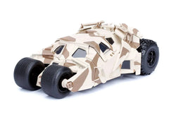 Batman The Dark Knight Diecast Modell 1/24 2008 Batmobile Camo mit Figur - Smalltinytoystore
