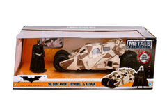 Batman The Dark Knight Diecast Modell 1/24 2008 Batmobile Camo mit Figur - Smalltinytoystore