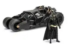 Batman The Dark Knight Diecast Modell 1/24 2008 Batmobile mit Figur - Smalltinytoystore