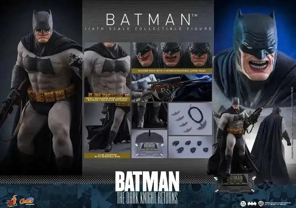 Batman: The Dark Knight Returns Comic Masterpiece Actionfigur 1/6 Batman 32 cm HOT TOYS - Smalltinytoystore
