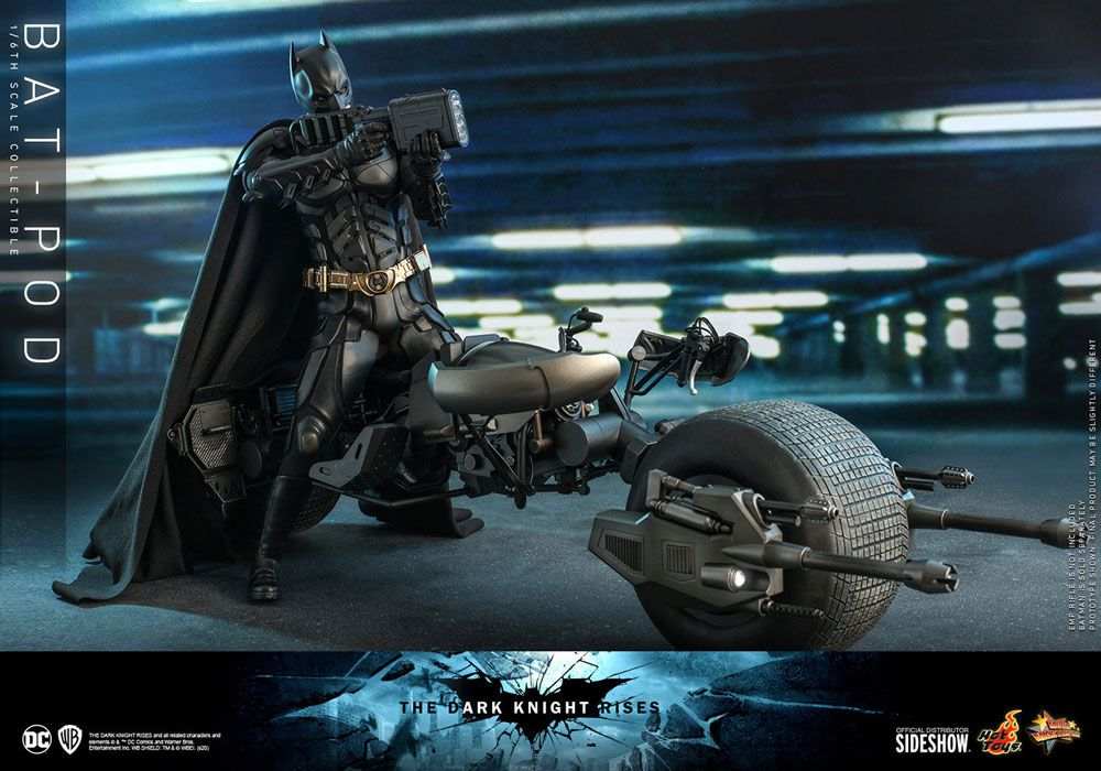 Batman The Dark Knight Rises Movie Masterpiece Fahrzeug 1/6 Bat-Pod 59 cm HOT TOYS - Smalltinytoystore