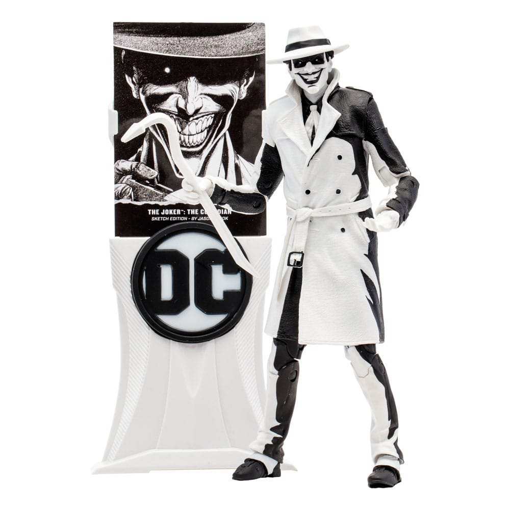 Batman: Three Jokers DC Multiverse Actionfigur The Joker: The Comedian Sketch Edition (Gold Label) 18 cm - Smalltinytoystore