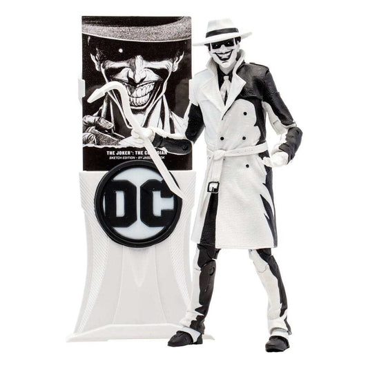 Batman: Three Jokers DC Multiverse Actionfigur The Joker: The Comedian Sketch Edition (Gold Label) 18 cm - Smalltinytoystore