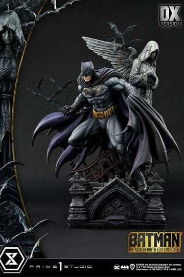 Batman Ultimate Premium Masterline Series Statue 1/4 Batman Rebirth Edition Black Deluxe Version 71 cm - Smalltinytoystore