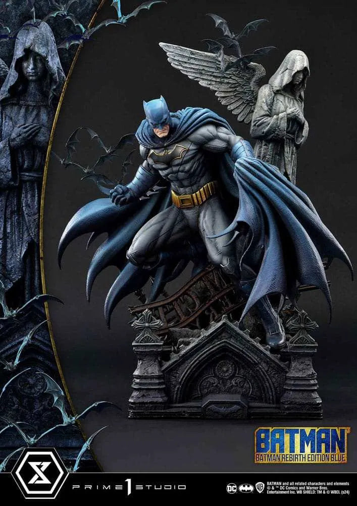 Batman Ultimate Premium Masterline Series Statue 1/4 Batman Rebirth Edition Blue 71 cm - Smalltinytoystore