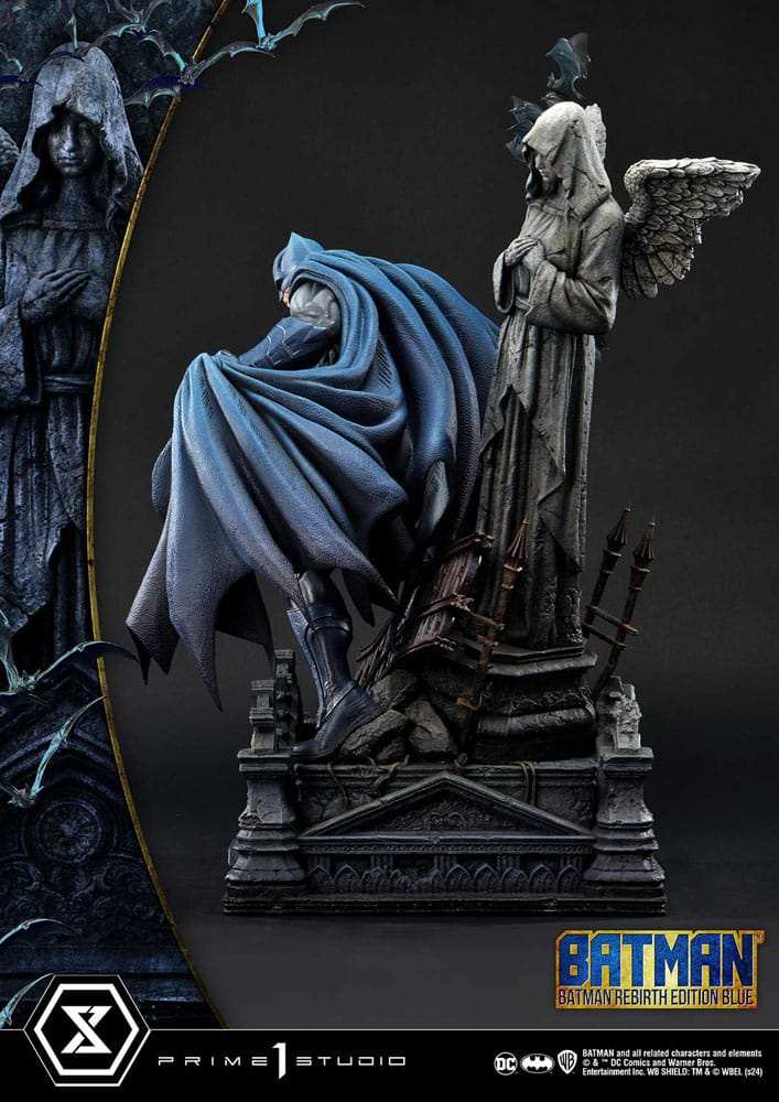 Batman Ultimate Premium Masterline Series Statue 1/4 Batman Rebirth Edition Blue 71 cm - Smalltinytoystore