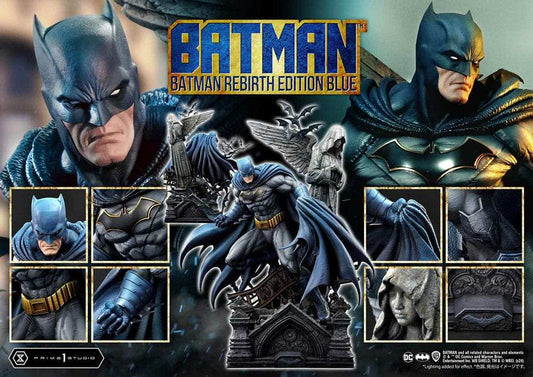 Batman Ultimate Premium Masterline Series Statue 1/4 Batman Rebirth Edition Blue 71 cm - Smalltinytoystore