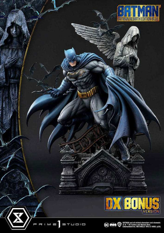 Batman Ultimate Premium Masterline Series Statue 1/4 Batman Rebirth Edition Blue Deluxe Bonus Version 71 cm - Smalltinytoystore