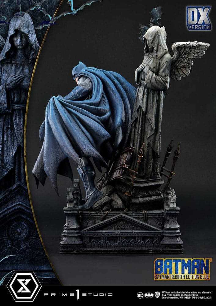 Batman Ultimate Premium Masterline Series Statue 1/4 Batman Rebirth Edition Blue Deluxe Version 71 cm - Smalltinytoystore