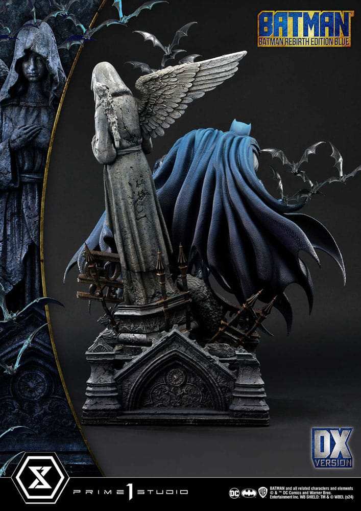 Batman Ultimate Premium Masterline Series Statue 1/4 Batman Rebirth Edition Blue Deluxe Version 71 cm - Smalltinytoystore
