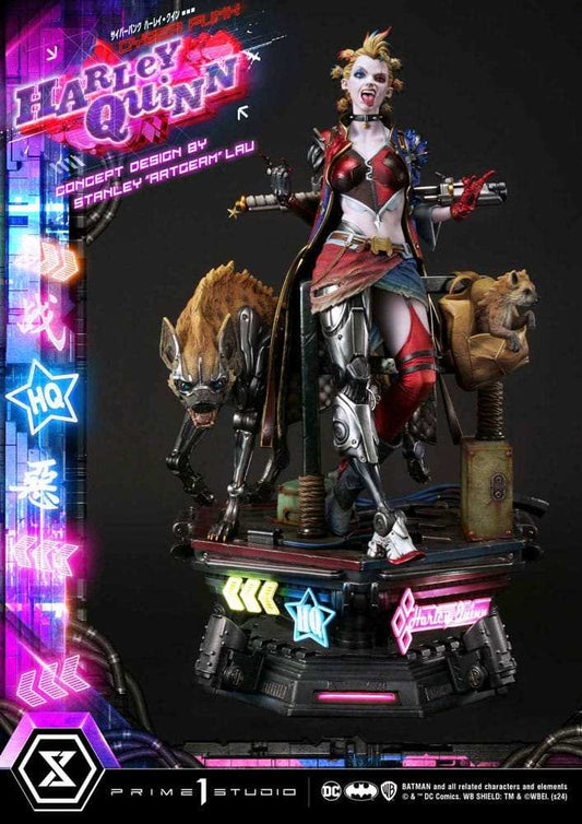 Batman Ultimate Premium Masterline Series Statue Cyberpunk Harley Quinn 60 cm - Smalltinytoystore