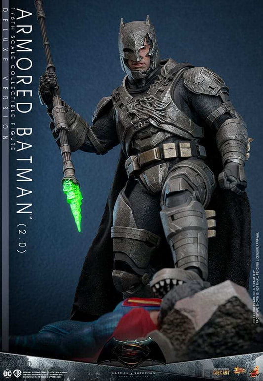 Batman v Superman Dawn of Justice Movie Masterpiece 1/6 Armored Batman 2.0 (Deluxe Version) 33 cm HOT TOYS - Smalltinytoystore