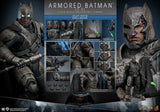 Batman v Superman Dawn of Justice Movie Masterpiece 1/6 Armored Batman 2.0 (Deluxe Version) 33 cm HOT TOYS - Smalltinytoystore
