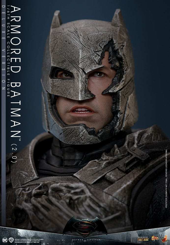 Batman v Superman Dawn of Justice Movie Masterpiece 1/6 Armored Batman 2.0 (Deluxe Version) 33 cm HOT TOYS - Smalltinytoystore