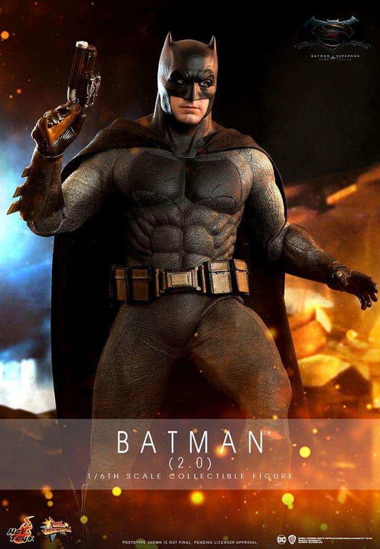 Batman v Superman Dawn of Justice Movie Masterpiece Actionfigur 1/6 Batman 2.0 32 cm HOT TOYS - Smalltinytoystore