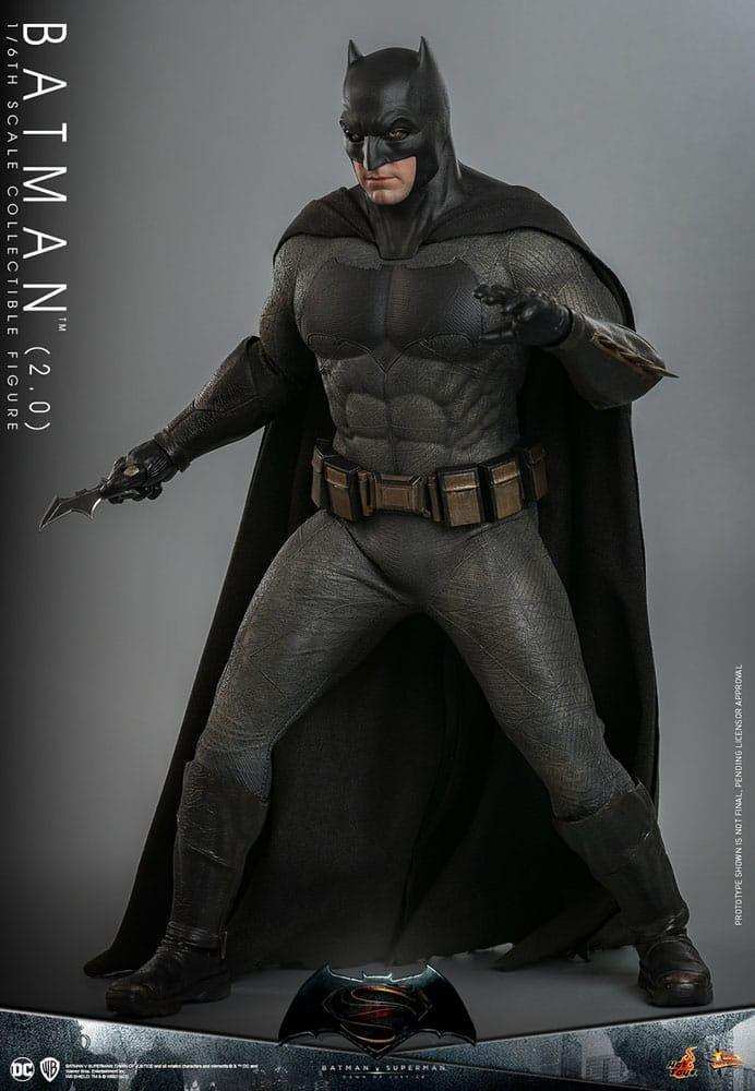 Batman v Superman Dawn of Justice Movie Masterpiece Actionfigur 1/6 Batman 2.0 32 cm HOT TOYS - Smalltinytoystore