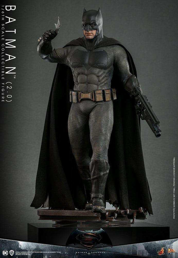 Batman v Superman Dawn of Justice Movie Masterpiece Actionfigur 1/6 Batman 2.0 32 cm HOT TOYS - Smalltinytoystore