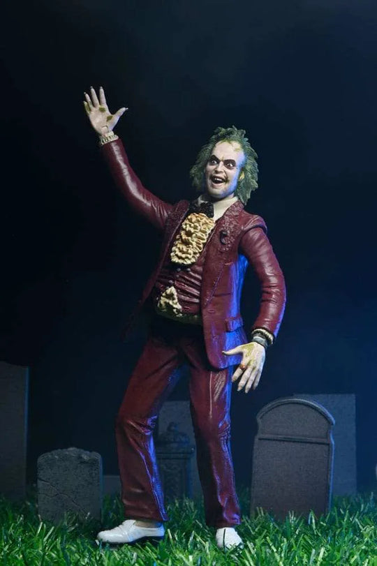 Beetlejuice 1988 Actionfigur Beetlejuice Red Tuxedo 18 cm - Smalltinytoystore