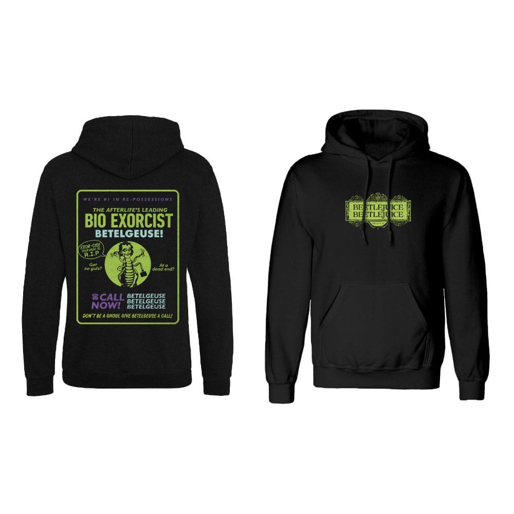 Beetlejuice 2 Kapuzenpullover Bio Exorcist Größe S - Smalltinytoystore