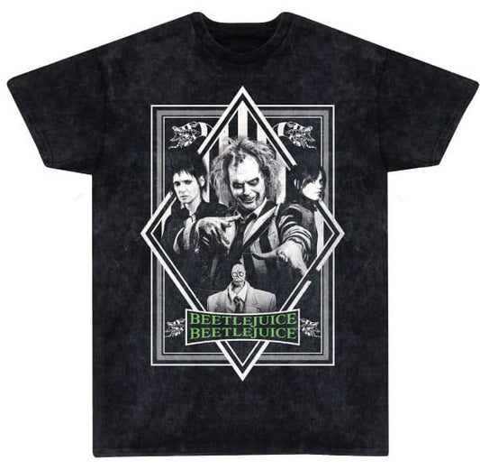 Beetlejuice 2 T-Shirt Poster Snow Wash Größe M - Smalltinytoystore