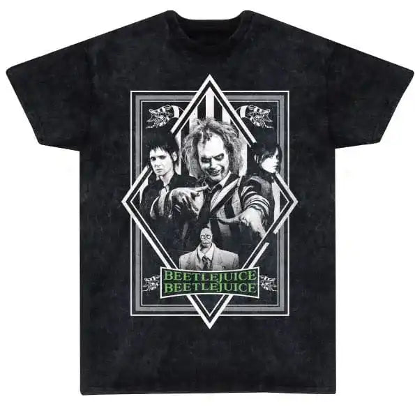 Beetlejuice 2 T-Shirt Poster Snow Wash - Smalltinytoystore