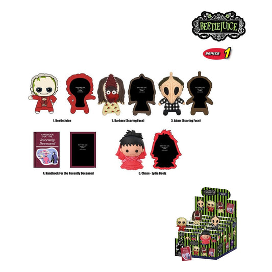 Beetlejuice 3D Magnete Series 1 Display (12) - Smalltinytoystore