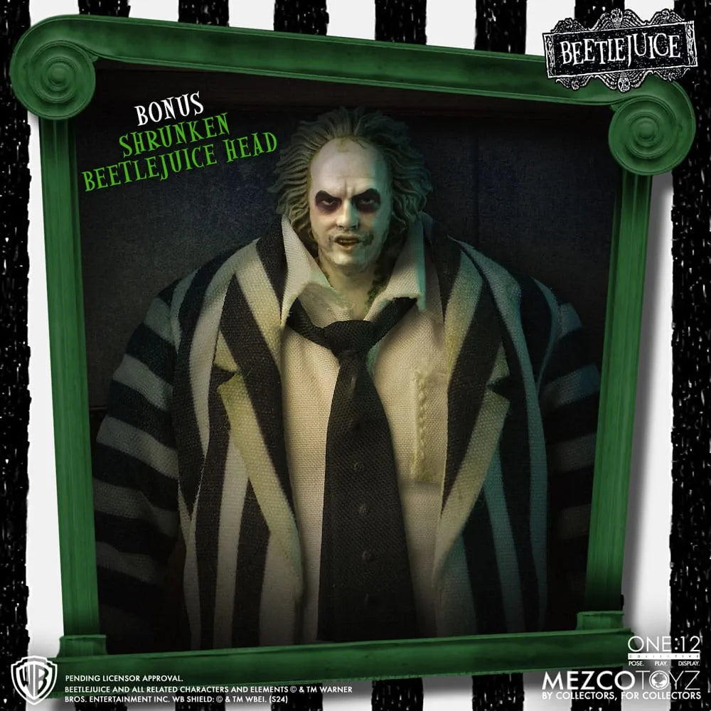 Beetlejuice Actionfigur 1/12 Beetlejuice Deluxe Edition 18 cm - Smalltinytoystore