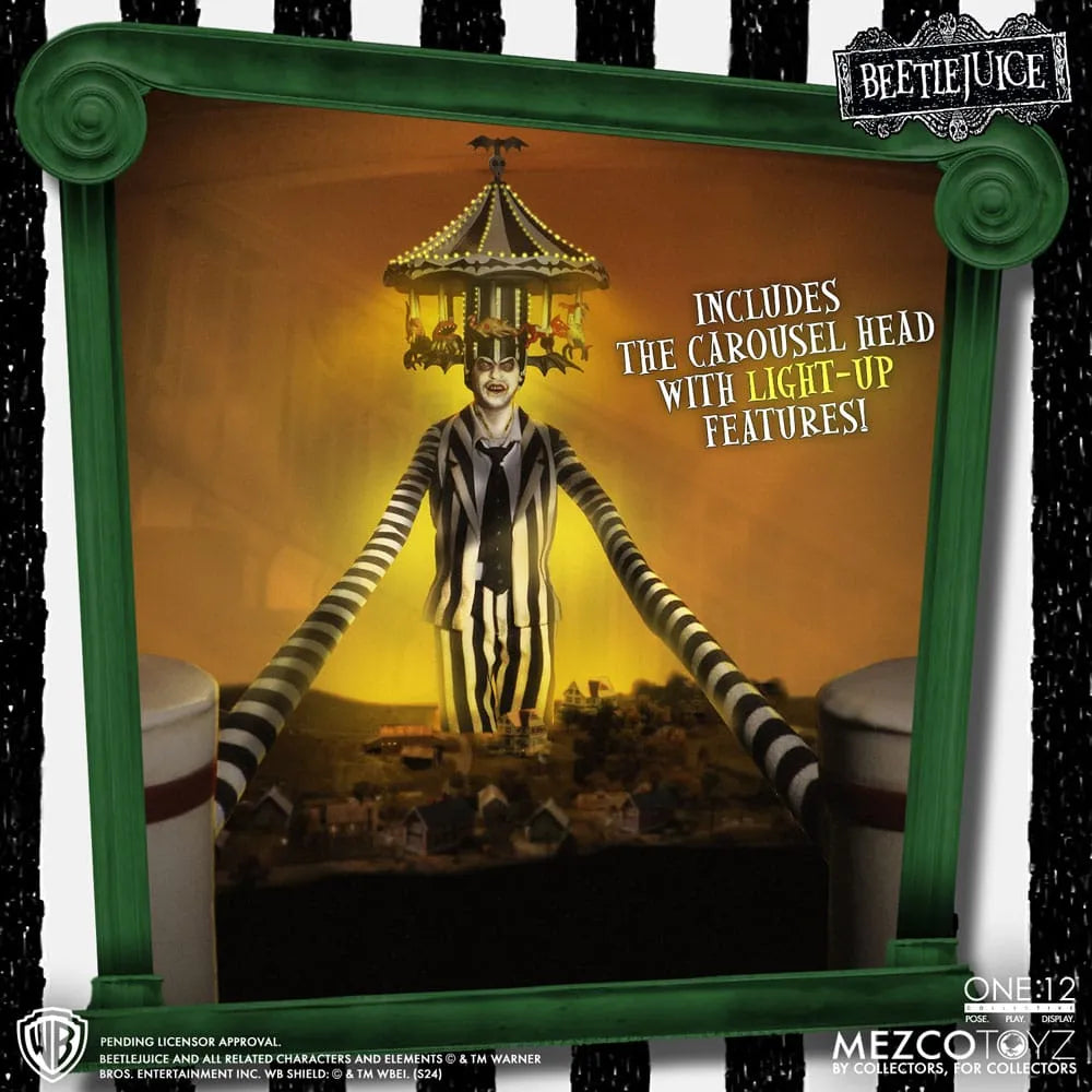 Beetlejuice Actionfigur 1/12 Beetlejuice Deluxe Edition 18 cm - Smalltinytoystore