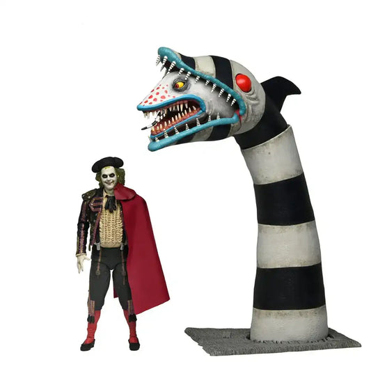 Beetlejuice Beetlejuice Actionfigur 2er Pack Ultimate "Matador" Beetlejuice and Sandworm 18 cm - Smalltinytoystore