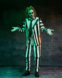 Beetlejuice Beetlejuice Actionfigur 7 Scale Ultimate Striped Suit Beetlejuice 18 cm - Smalltinytoystore