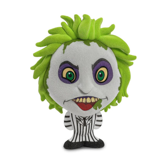 Beetlejuice Beetlejuice Bhunny Flocked Vinyl Figur Beetlejuice Striped Suit 10 cm - Smalltinytoystore