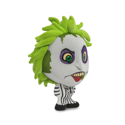 Beetlejuice Beetlejuice Bhunny Flocked Vinyl Figur Beetlejuice Striped Suit 10 cm - Smalltinytoystore