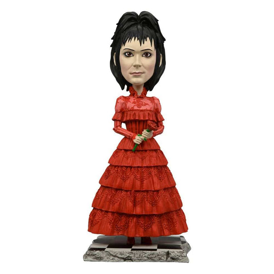 Beetlejuice Beetlejuice Head Knocker Wackelkopf-Figur Lydia Wedding 20 cm - Smalltinytoystore