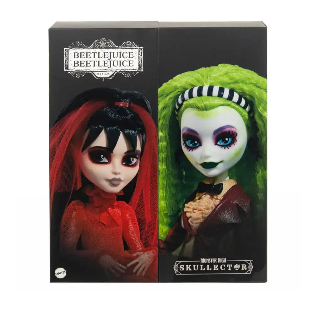 Beetlejuice Beetlejuice Monster High Skullector Puppen 2er-Pack Betelgeuse & Lydia 25 cm - Smalltinytoystore