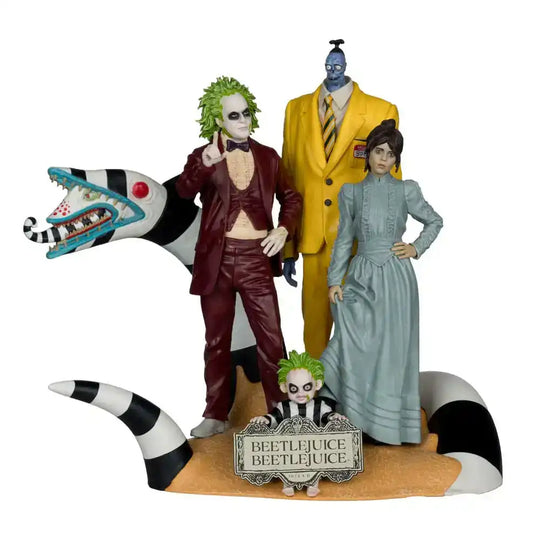 Beetlejuice Beetlejuice Movie Maniacs PVC Statuen 4er-Pack 15 cm - Smalltinytoystore