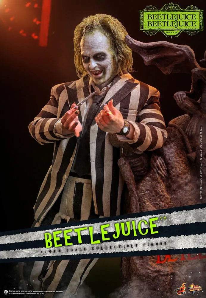 Beetlejuice Beetlejuice Movie Masterpiece Actionfigur 1/6 Beetlejuice HOT TOYS - Smalltinytoystore