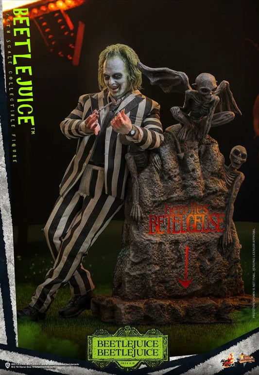Beetlejuice Beetlejuice Movie Masterpiece Actionfigur 1/6 Beetlejuice HOT TOYS - Smalltinytoystore
