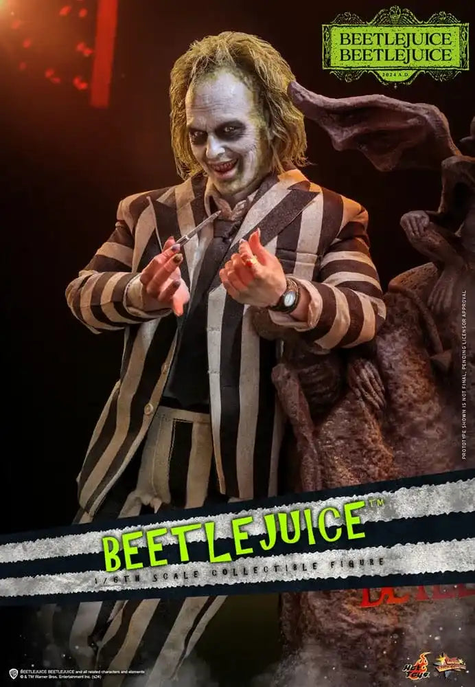 Beetlejuice Beetlejuice Movie Masterpiece Actionfigur 1/6 Beetlejuice HOT TOYS - Smalltinytoystore