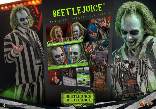 Beetlejuice Beetlejuice Movie Masterpiece Actionfigur 1/6 Beetlejuice HOT TOYS - Smalltinytoystore