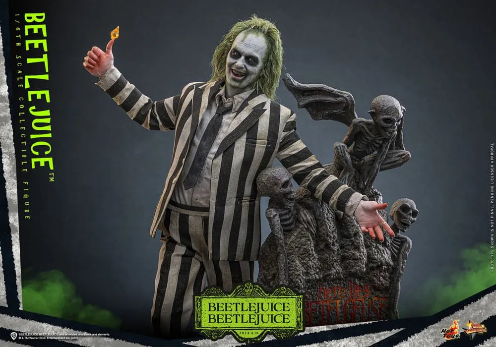Beetlejuice Beetlejuice Movie Masterpiece Actionfigur 1/6 Beetlejuice HOT TOYS - Smalltinytoystore