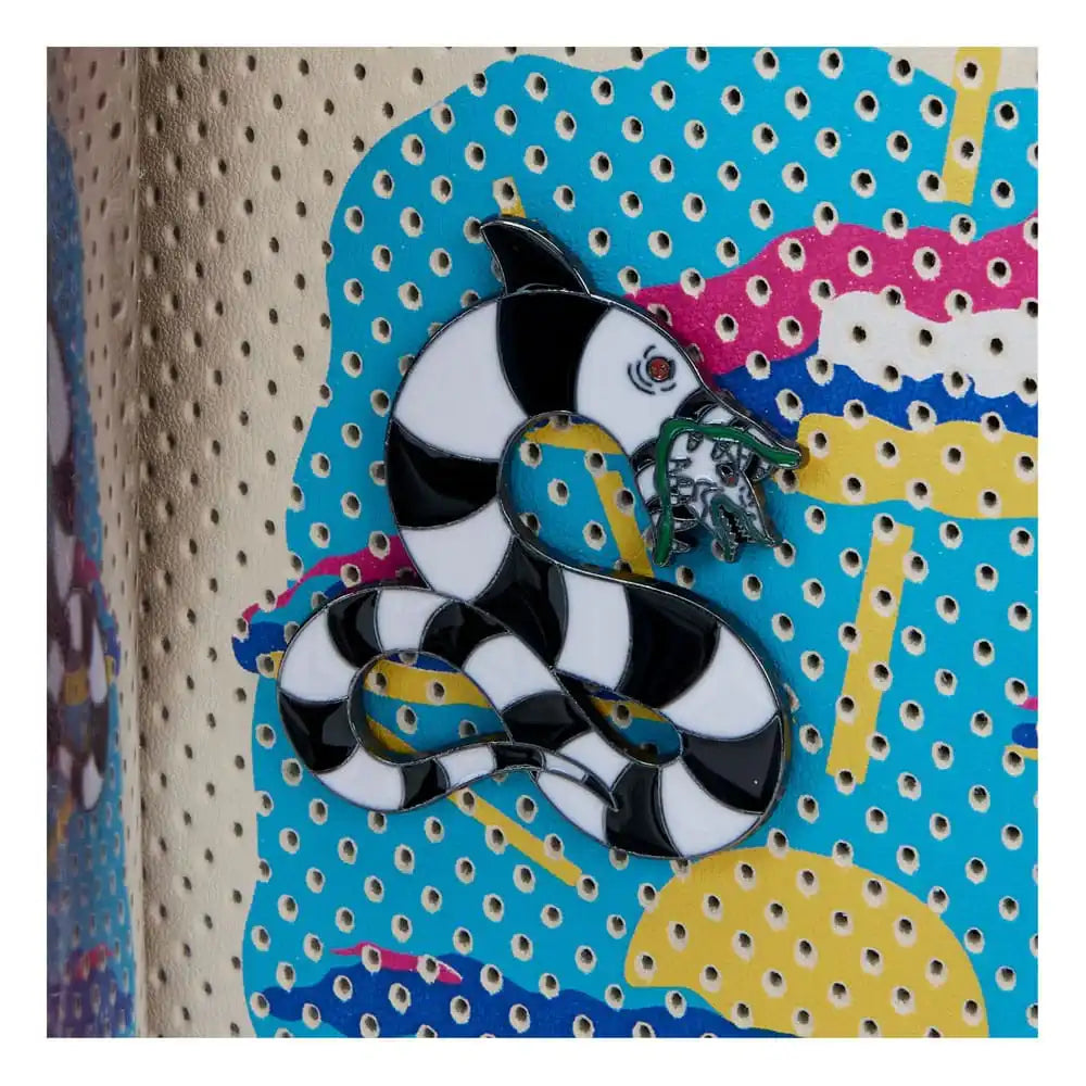 Beetlejuice by Loungefly Rucksack Mini Handbook for the recently Deceased Pin Trader - Smalltinytoystore