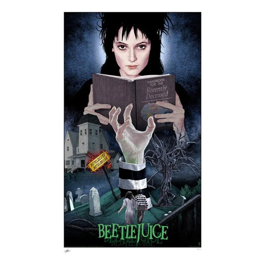 Beetlejuice Kunstdruck Beetlejuice, Beetlejuice, Beetlejuice! 41 x 61 cm - ungerahmt - Smalltinytoystore