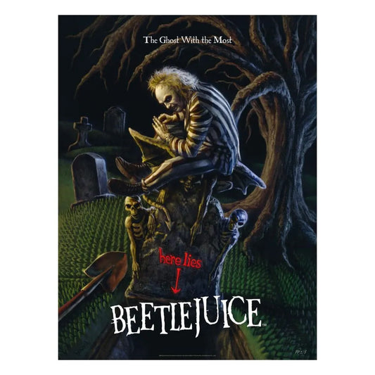 Beetlejuice Kunstdruck The Ghost With the Most 41 x 61 cm - ungerahmt - Smalltinytoystore