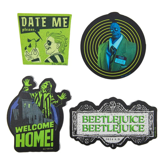 Beetlejuice Magnet 4er-Pack - Smalltinytoystore